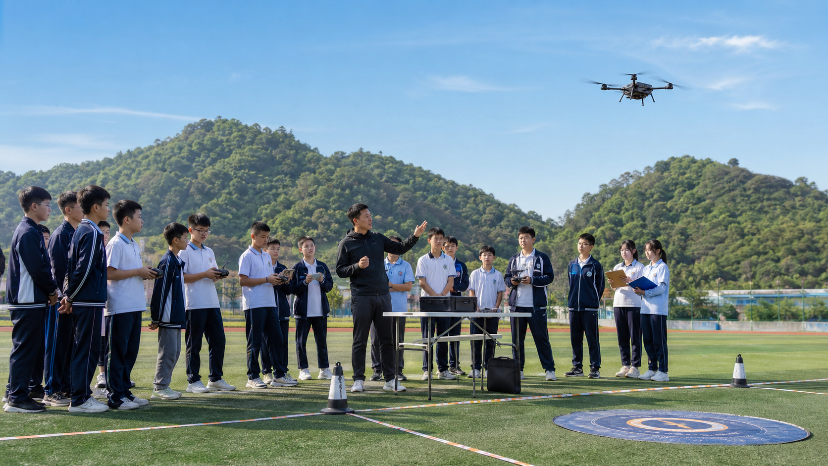 中学生低空飞行实践课程